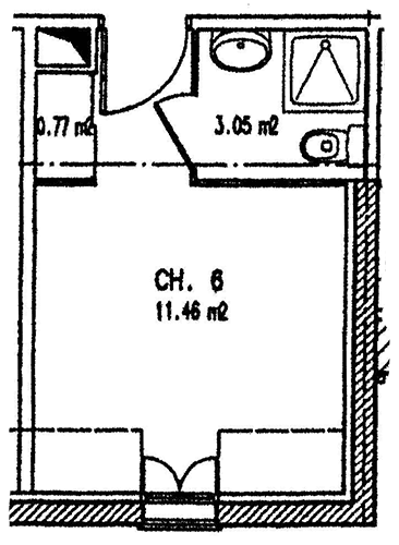 plan chambre Poires